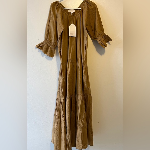 Daughters of India Sahana Maxi Dress Size Small NWT In Desert 100% Cotton - Picture 7 of 15